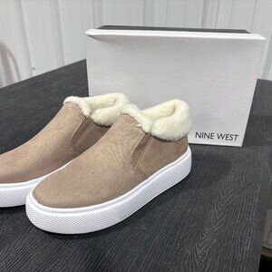 Nine West Women’s Platform Sneakers – Beige | Size 7 | New